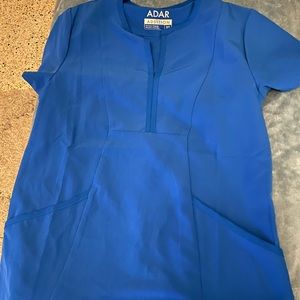 royal blue scrub set xs